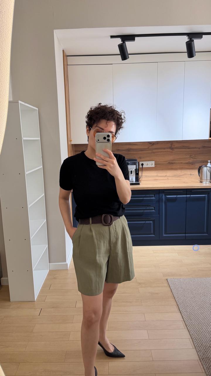 Шорты Zara с ремнем