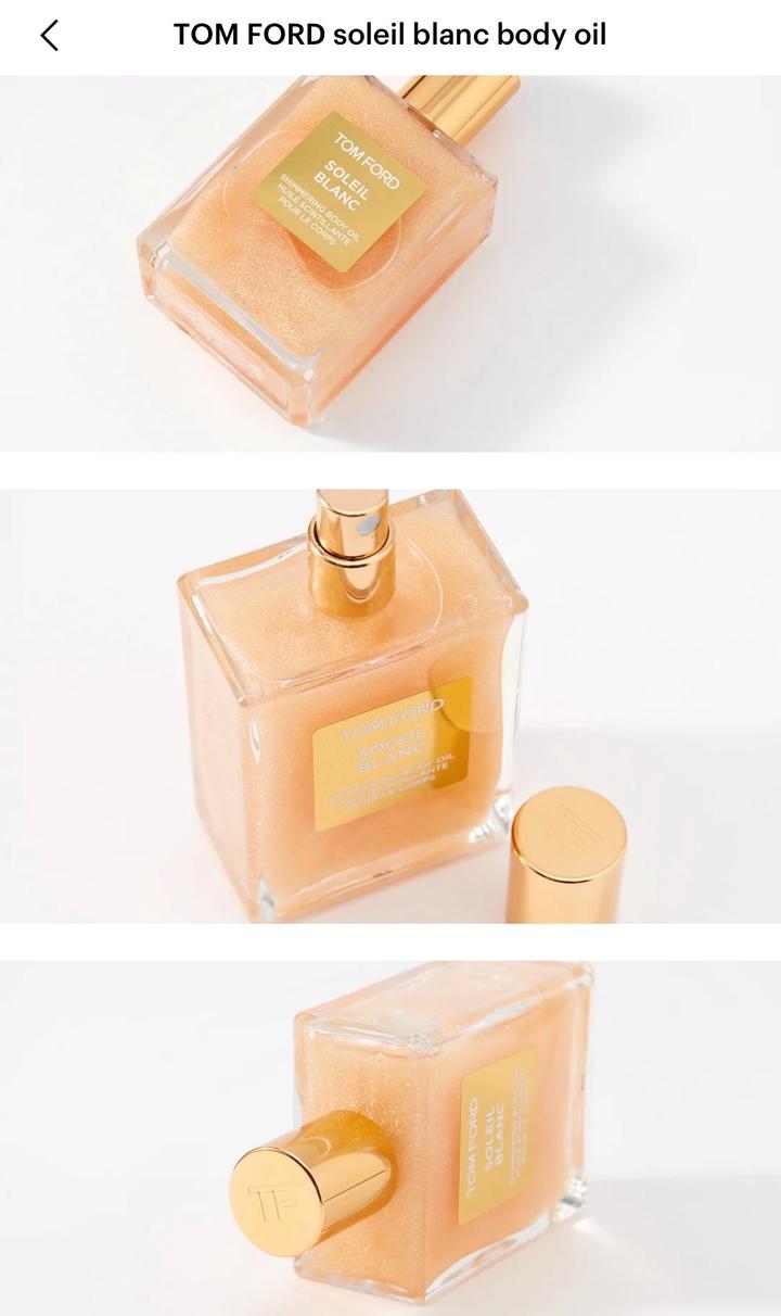 Масло для тела с блестками Tom ford soleil blanc body oil