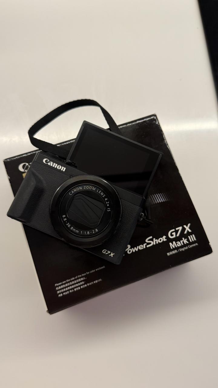 Canon G7X Mark III черный