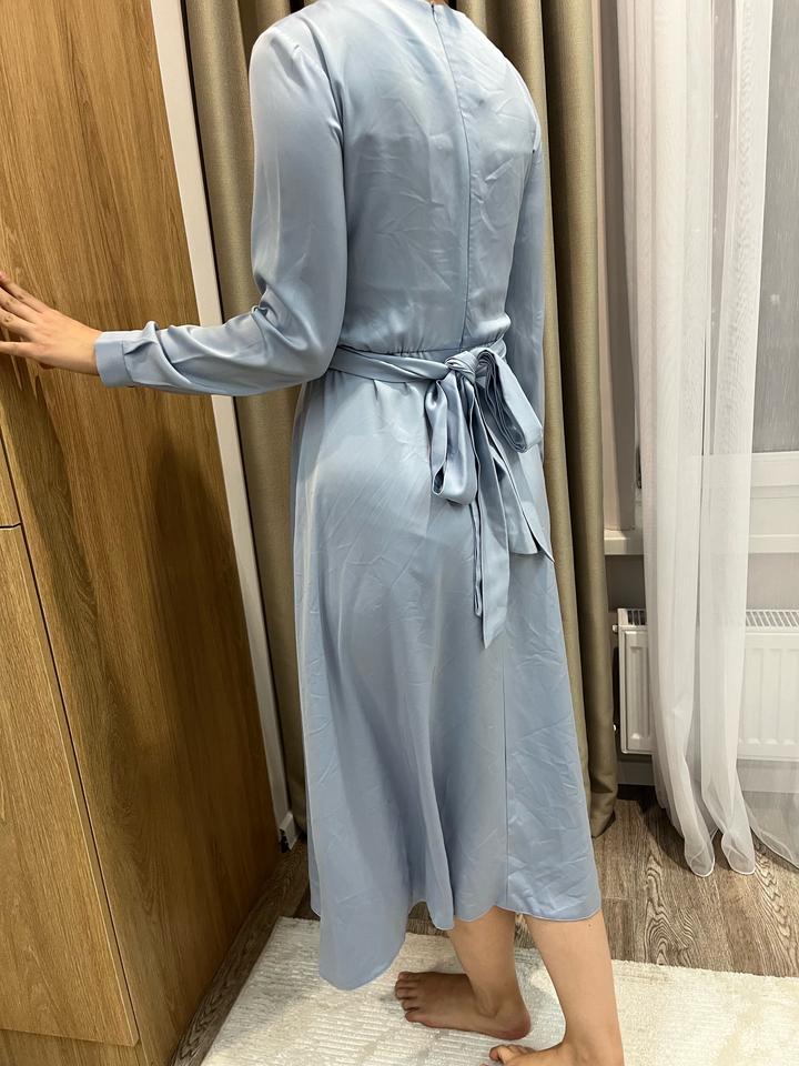 Атлас платье