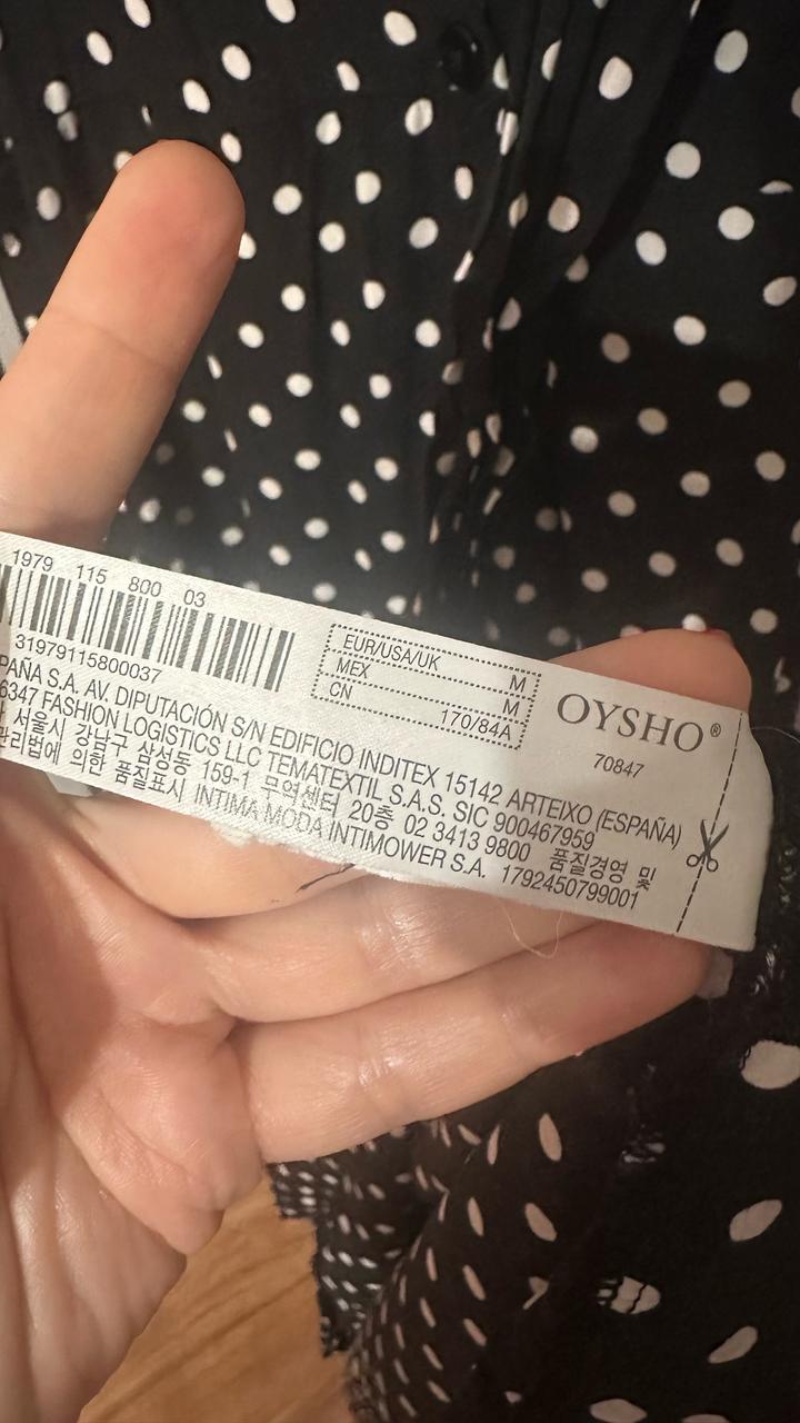Платье Oysho в горох