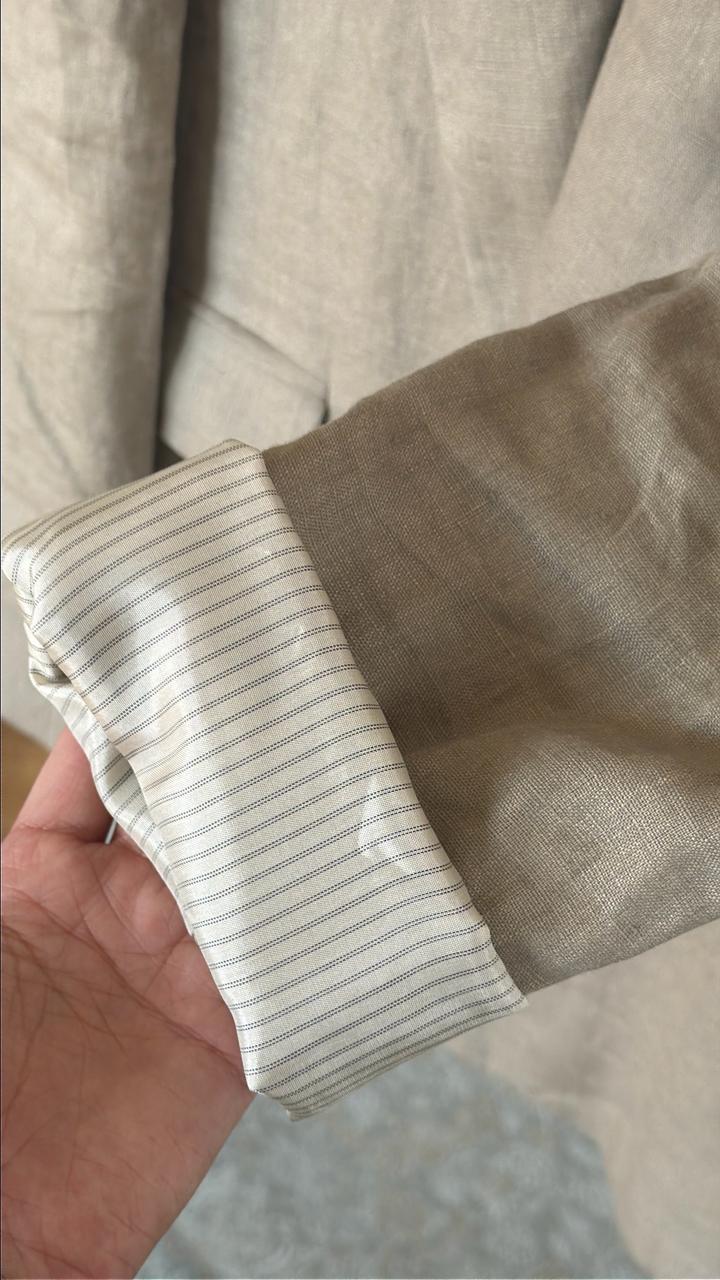 Zara пиджак, лен