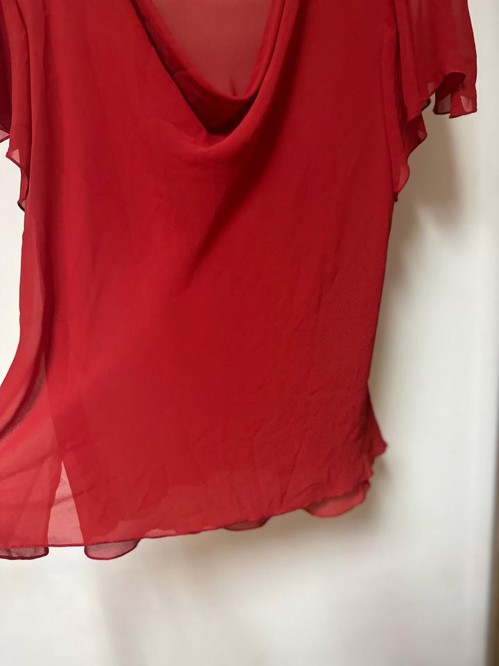 Винтажный шифоновый топ в эстетике 90-х