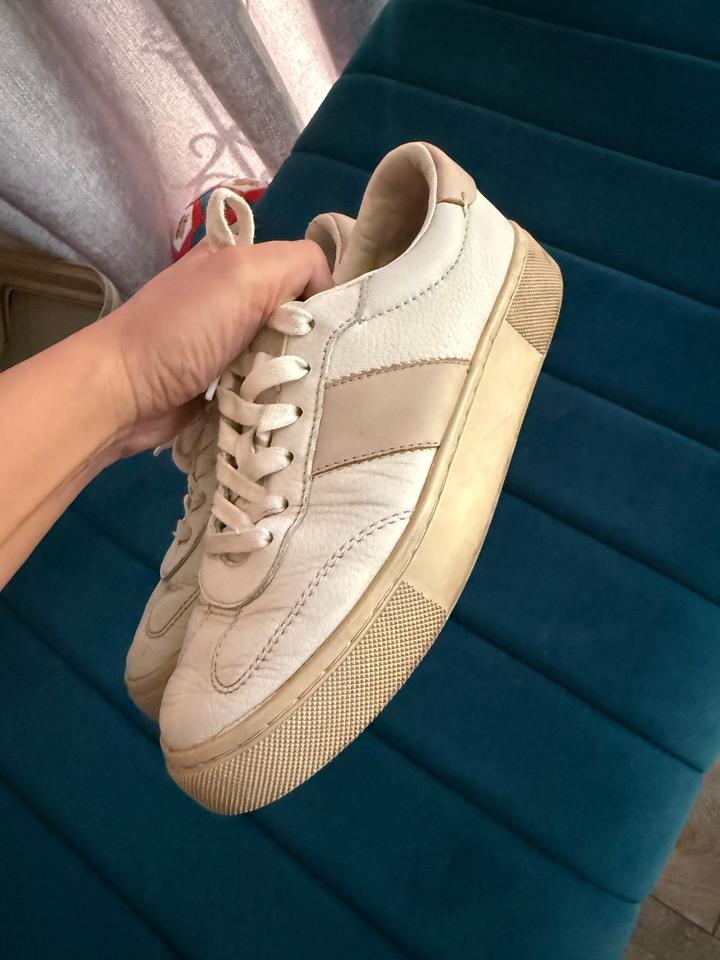 Женские кроссовки Massimo Dutti из кожи