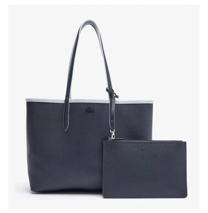 Lacoste Tote Bag серый, черный