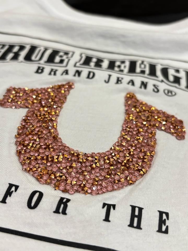 оригинал футболка True Religion со стразами