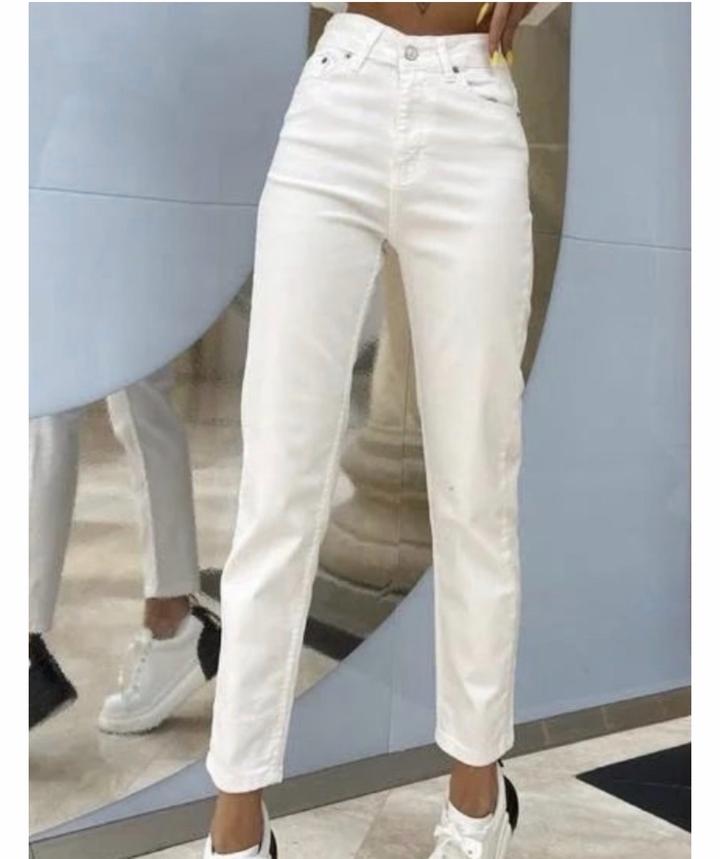 Белые джинсы/брюки