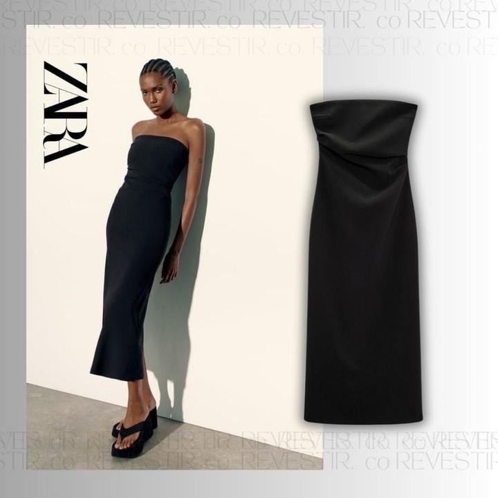 Черное платье Zara