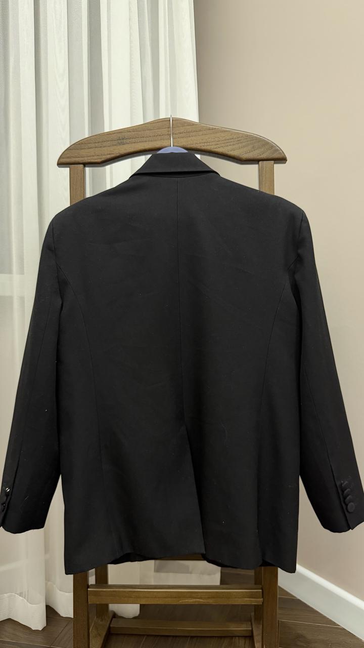 Черный пиджак Courage Couture размер S-M оверсайз фасон