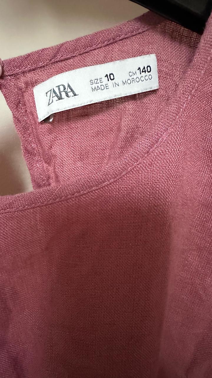 Льняное платье Zara Kids