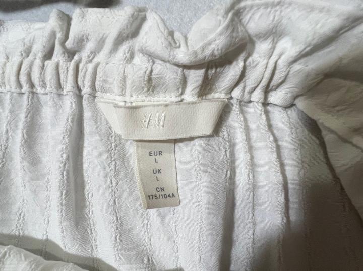Белый топ летний майка M/L 46-48 бюст от 91 до 95 см