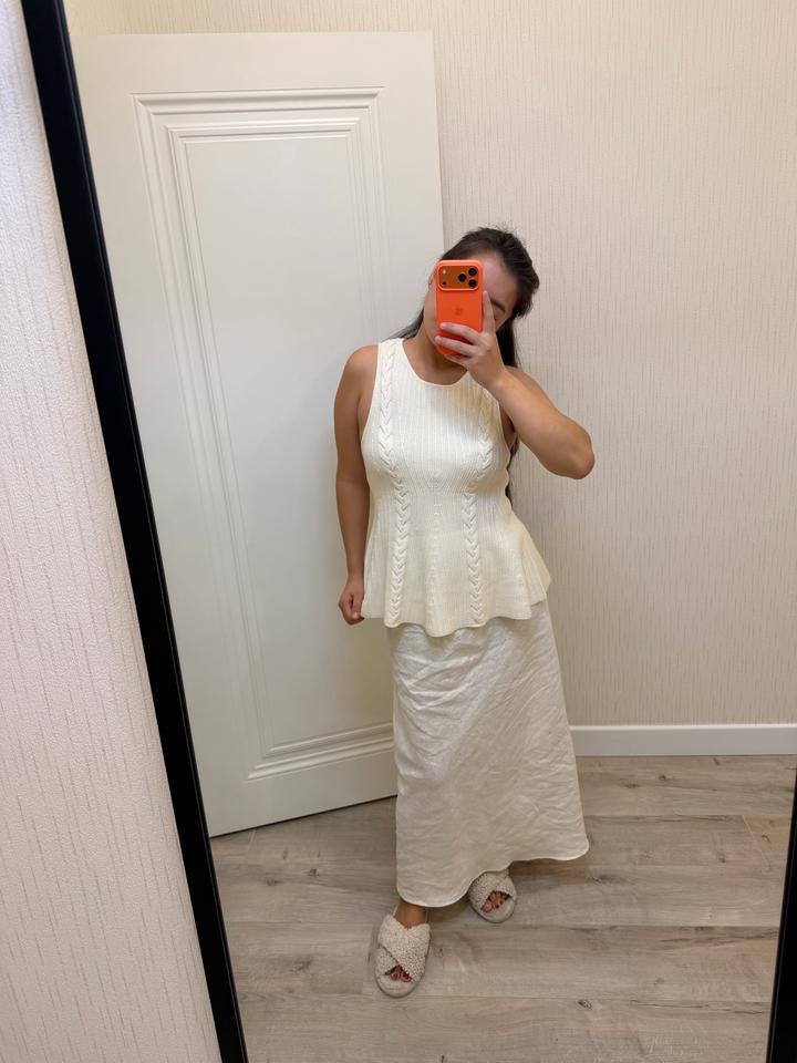 Новая юбка из льна Zara