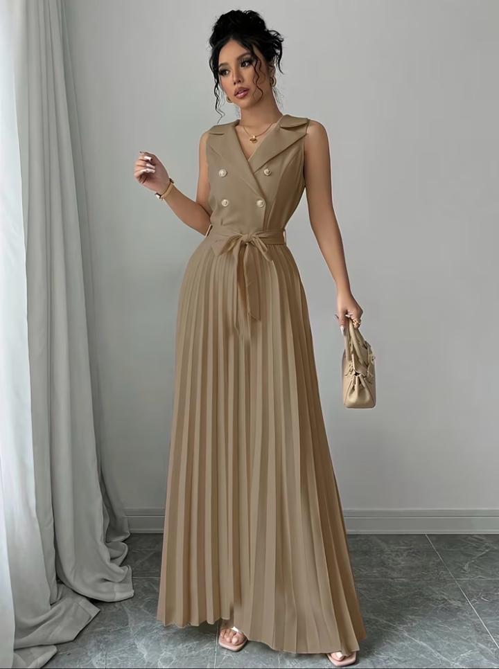 Плиссированное платье