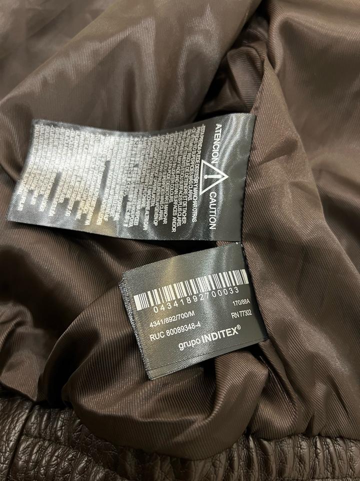 Кожаная куртка Zara