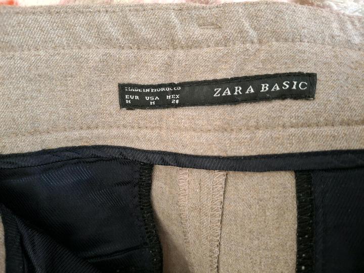 Брюки офисные от Zara Basic made in Moroccо