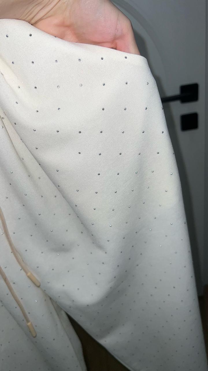 Брюки со стразами