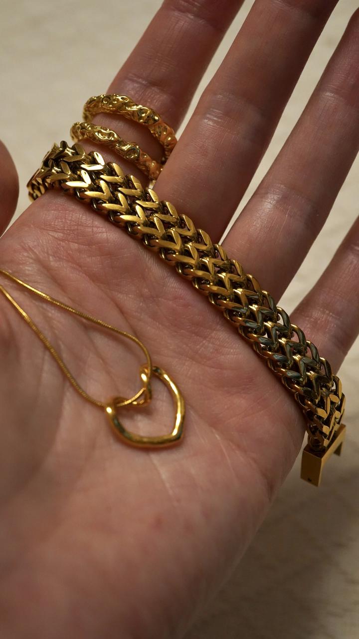 Бижутерия кольцо, подвеска и браслет