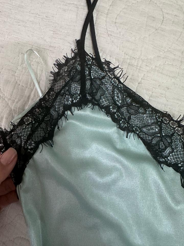 Голубой Боди pull & bear размер 44