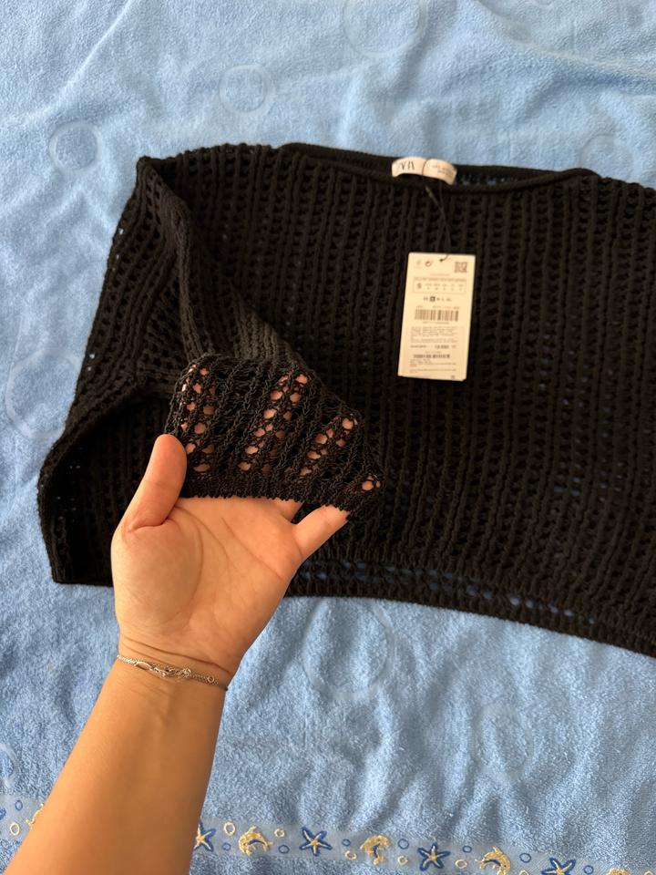 Ажурный свитер Zara новый