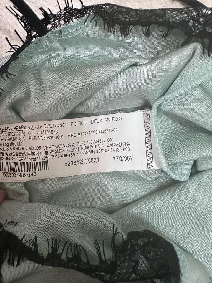 Голубой Боди pull & bear размер 44