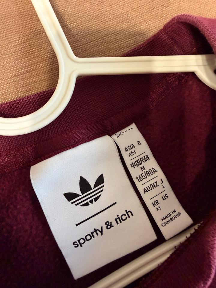 Свитшот Adidas Originals × Sporty & Rich — оригинал