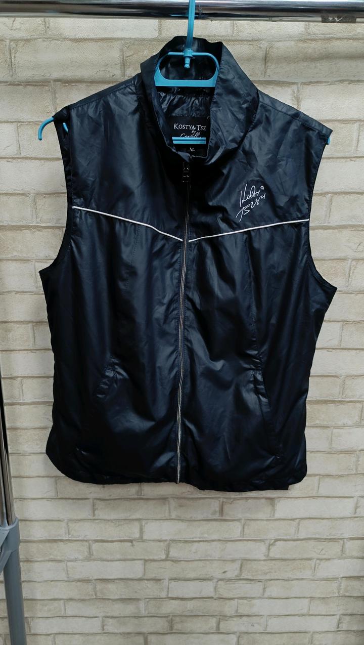 Жилетка женская тёмно синяя