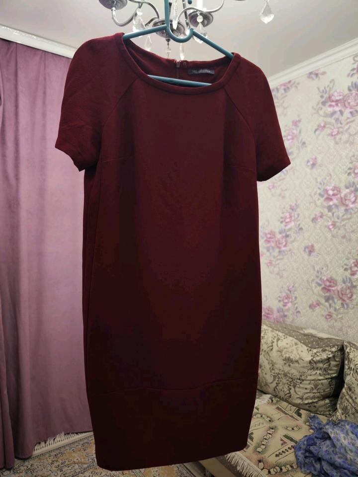 Бордовое платье M&S