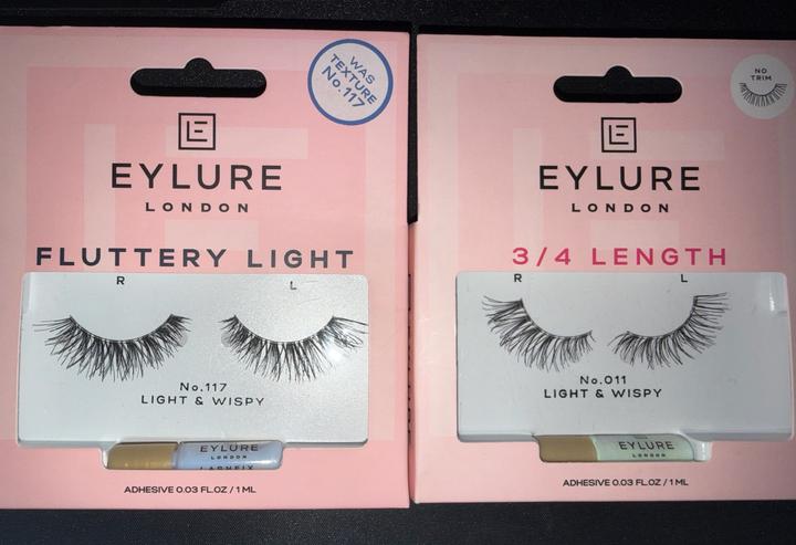 Накладные ресницы Eylure London. 2 пары. Новые.
