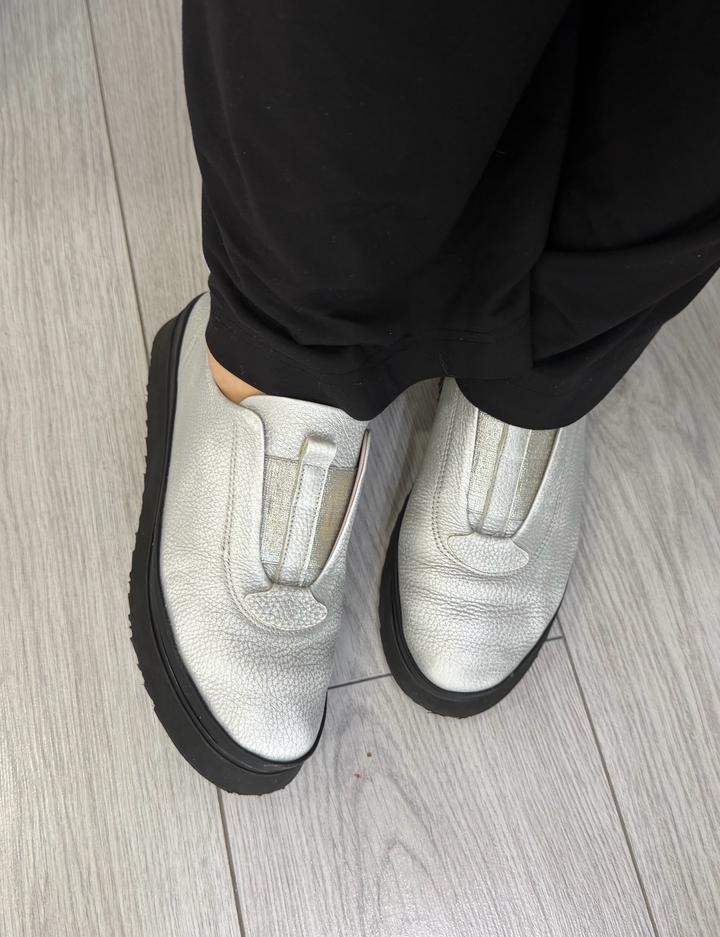 Мокасины кожаные