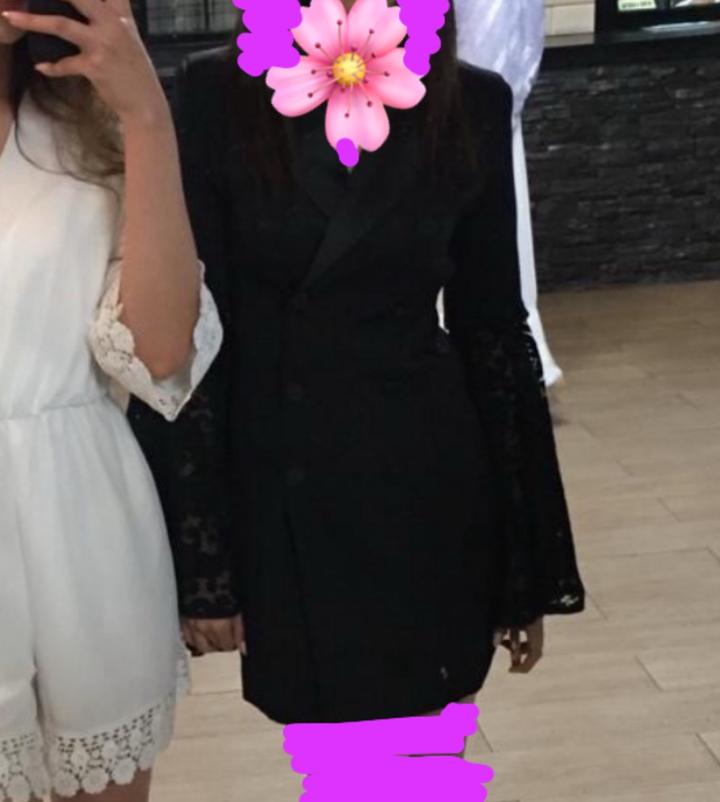 Черное платье S