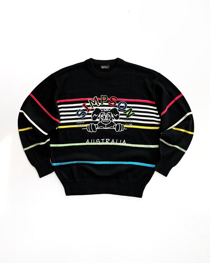 винтажный свитер simpson australia