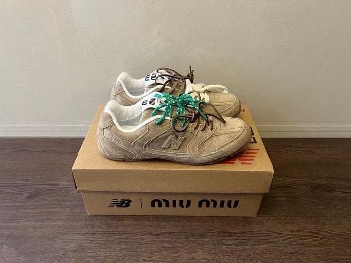 Кроссовки Новые new balance&miumiu