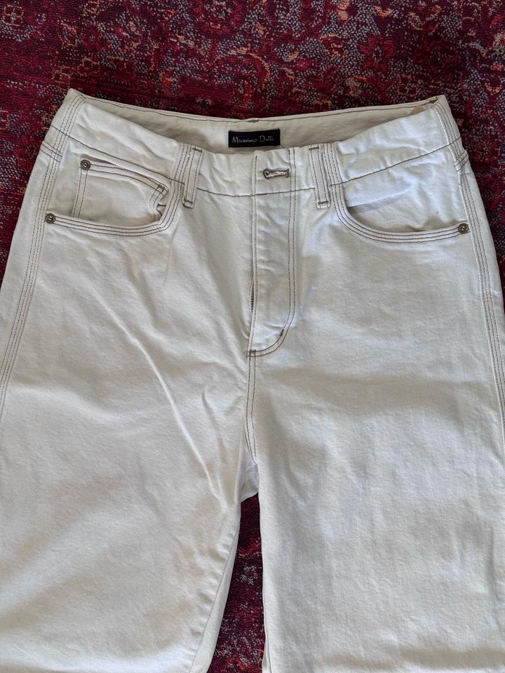 Джинсы белые Massimo Dutti