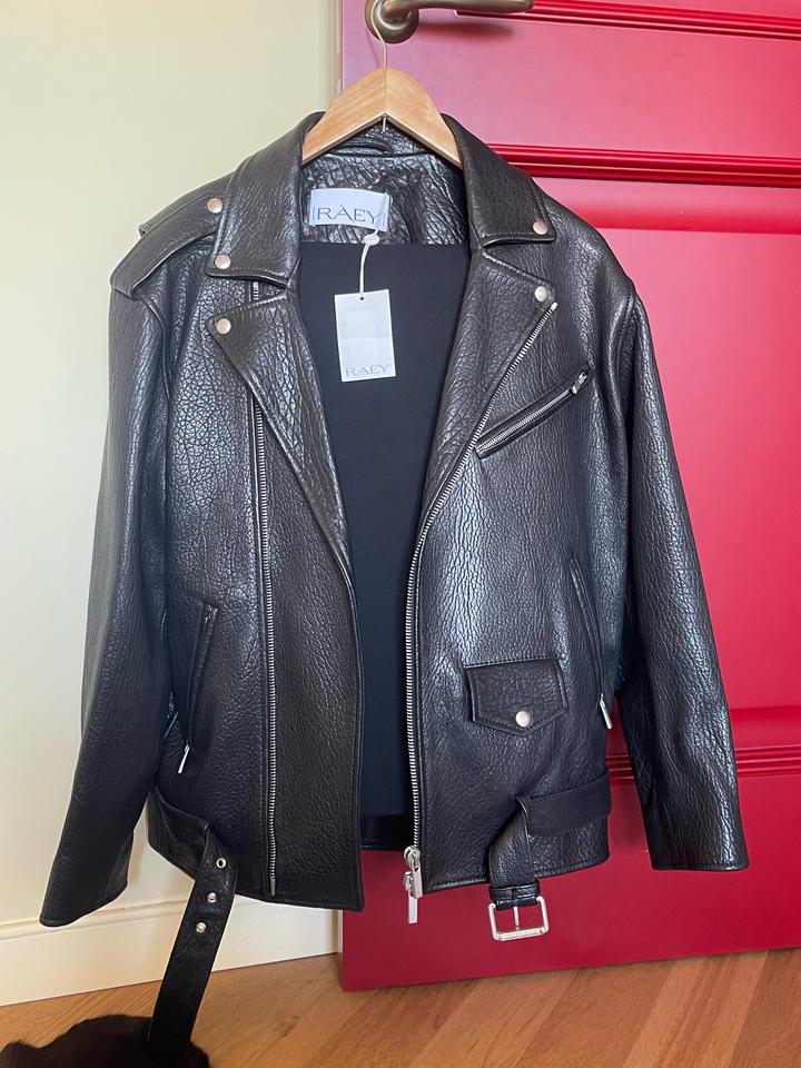Leather jacket Raey
