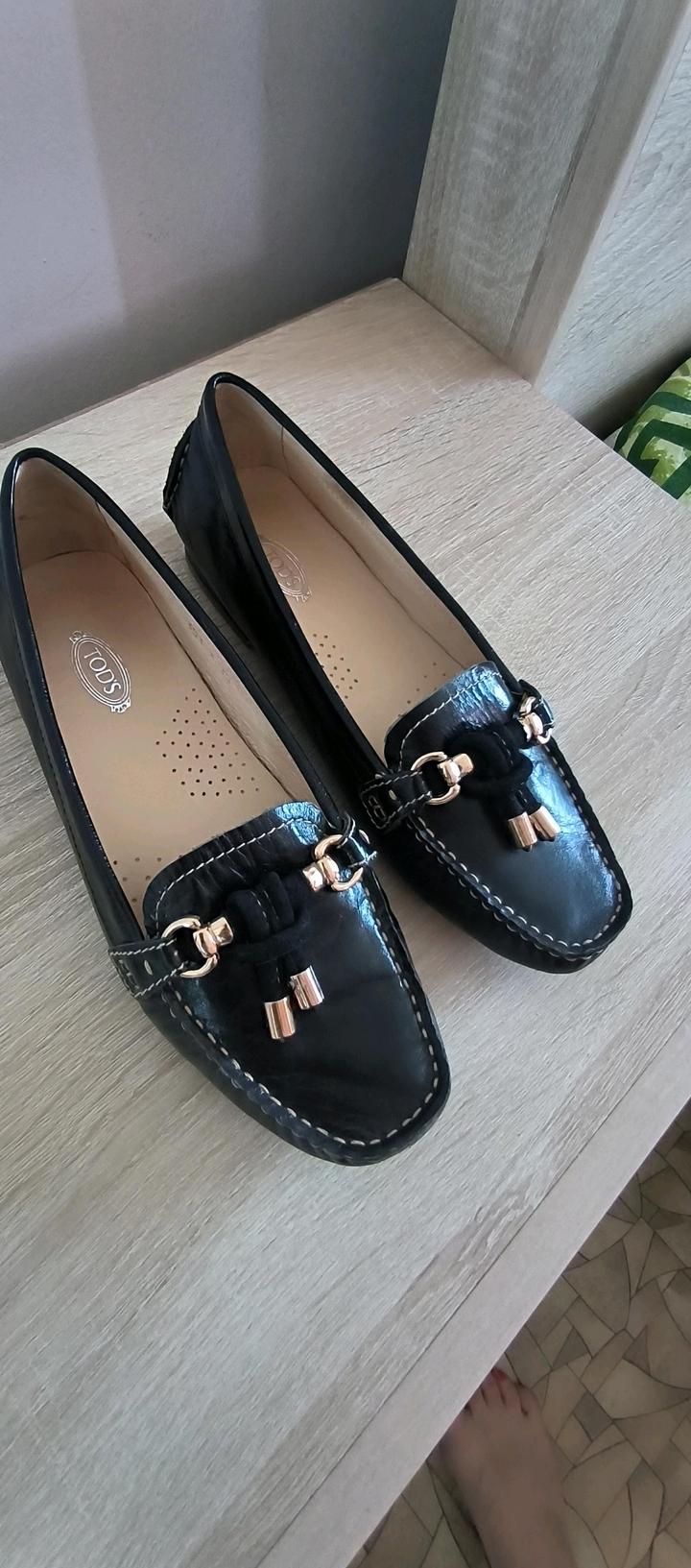 Мокасины кожаные