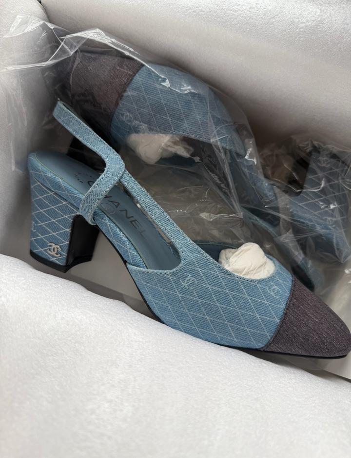 Chanel slingback Шанель Слингбэки