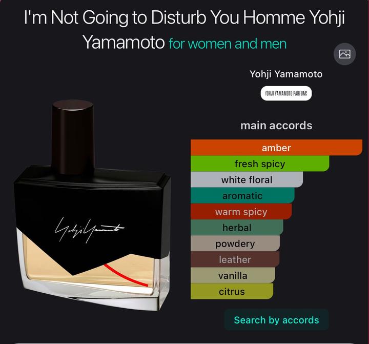 оригинал парфюм Yohji Yamamoto