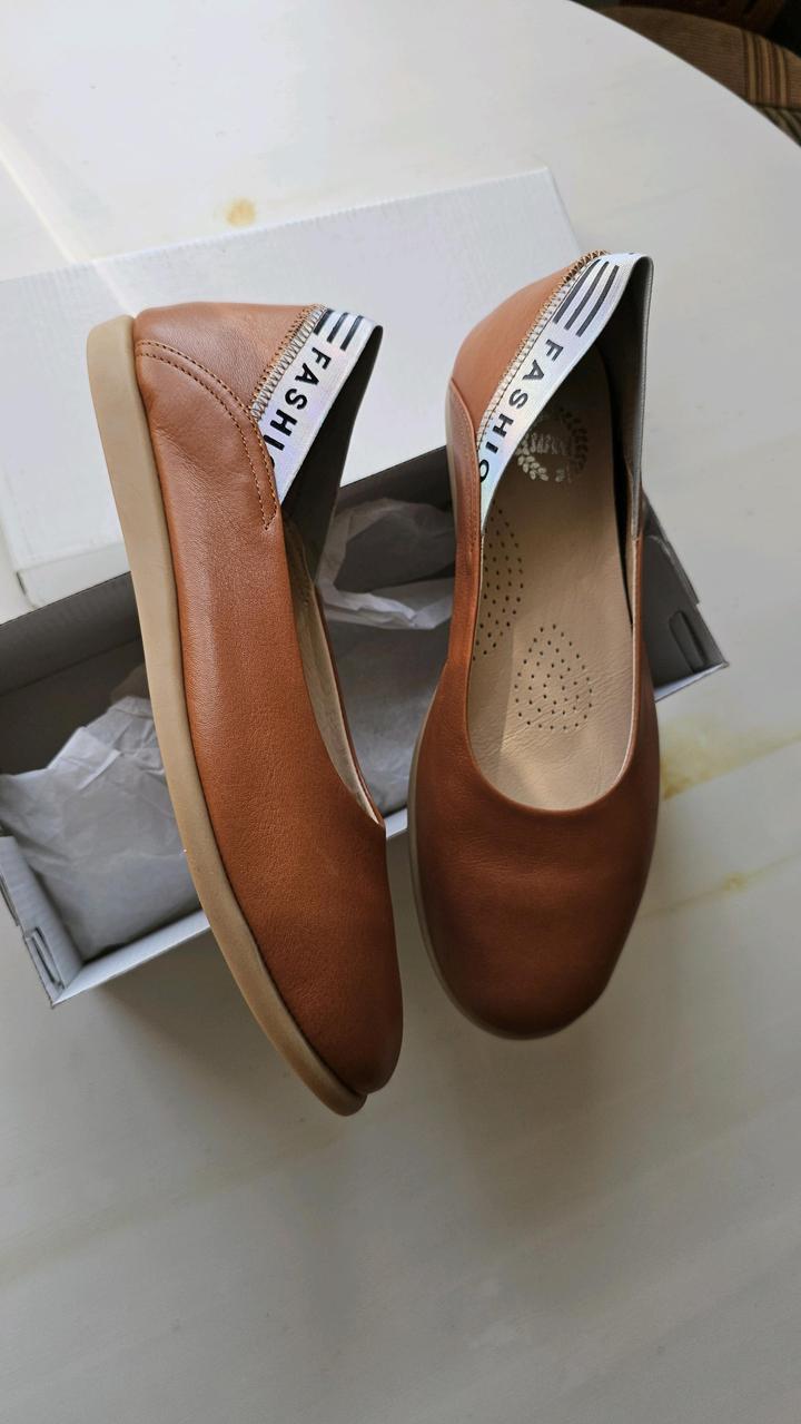 Балетки натуральная кожа p.40
