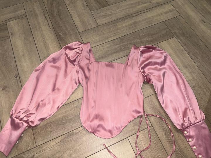 Корсет розовый