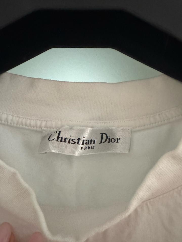 Белая футболка Christian Dior