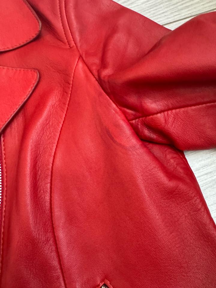 Куртка кожаная Massimo Dutti XS