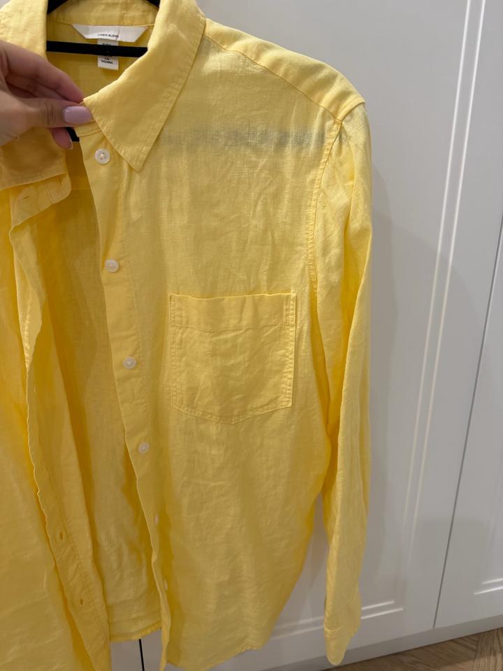 Рубашка лен H&M