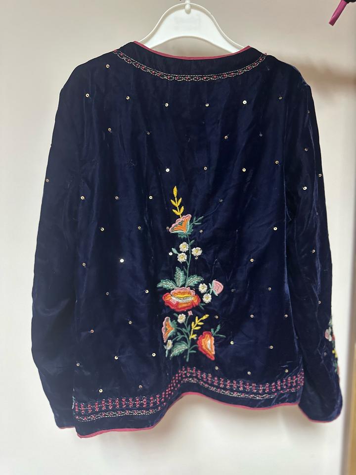 Стильный жакет ZARA Kids с яркой вышивкой 🌺