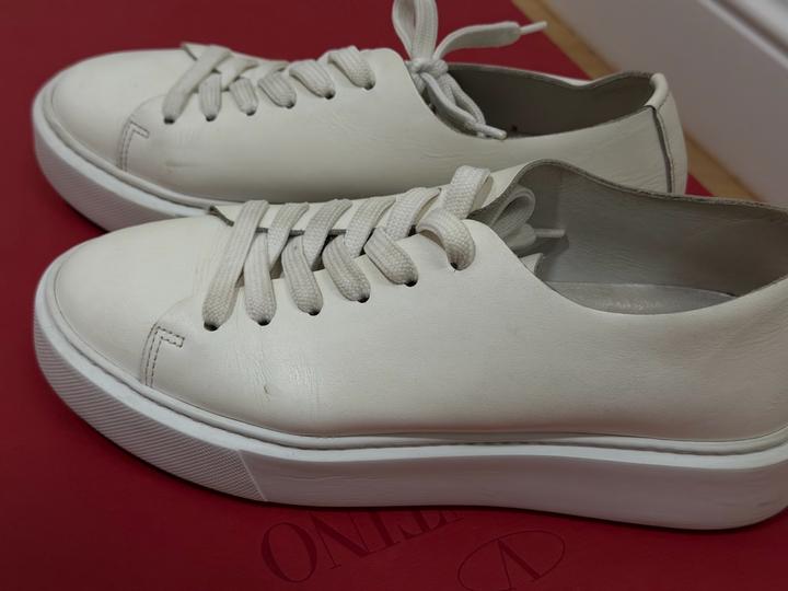 Белые кеды Principe di Bologna White Leather Sneakers