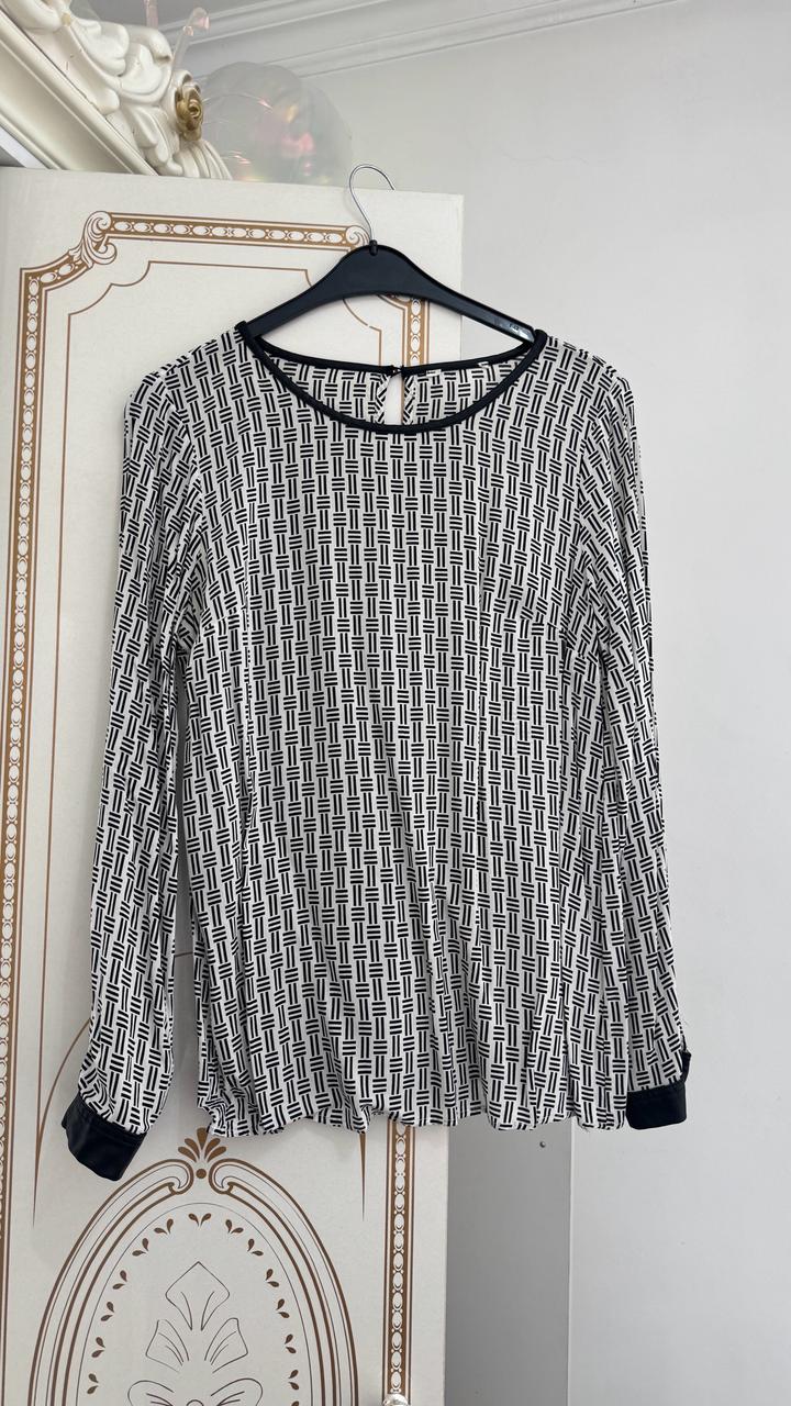 Блузка графичный принт
