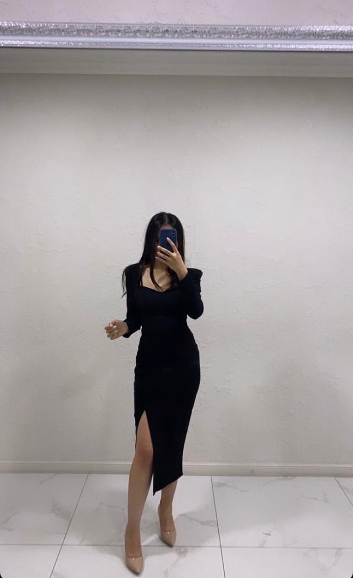 Платье черное