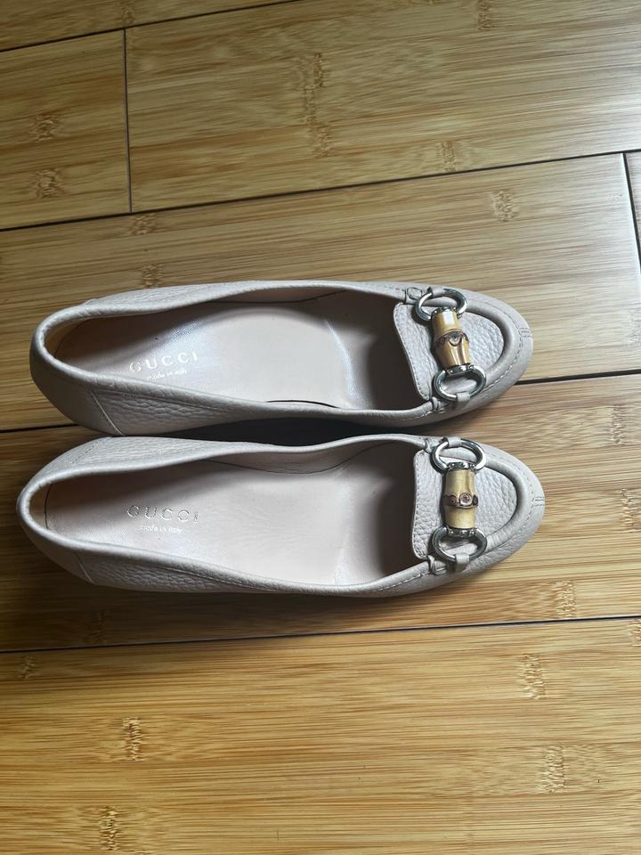 Gucci туфли бежевые