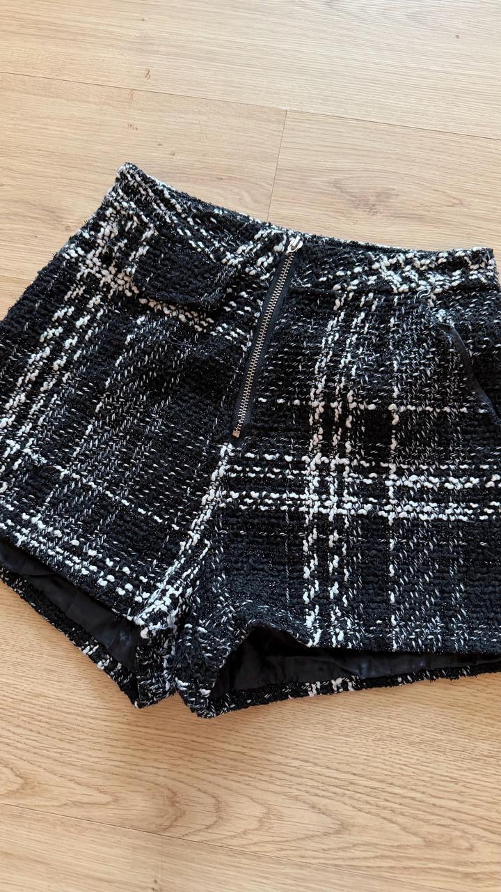 Твидовые шорты