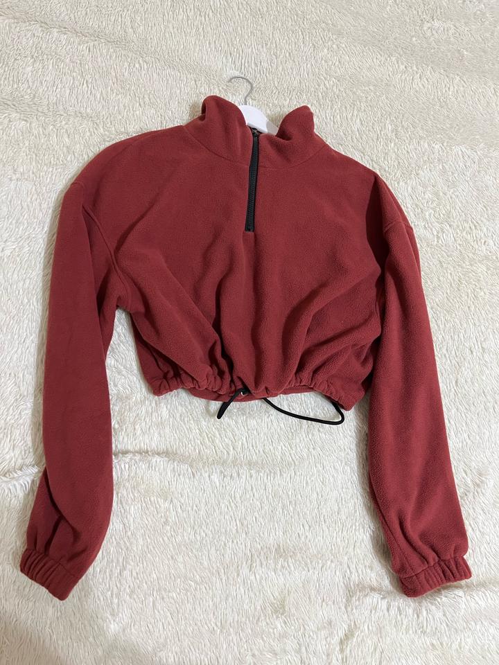 Кофта флис короткая