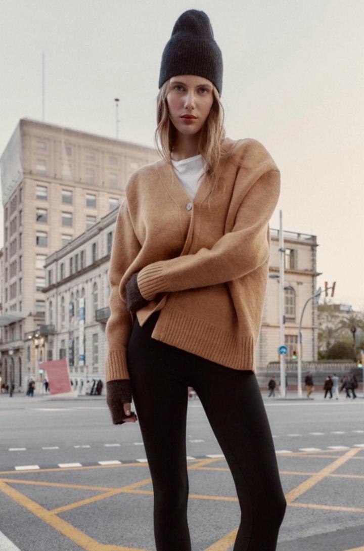 Кардиган оверсайз из шерсти